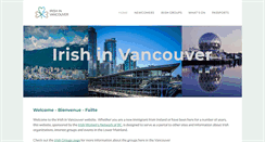 Desktop Screenshot of irishinvancouver.com